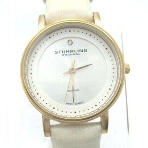 Women's Stuhrling Diamond 50m WR Analog 29mm Dial Swiss Watch (D604)